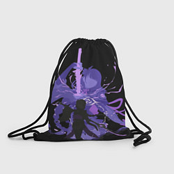 Рюкзак-мешок Genshin Impact Raiden, цвет: 3D-принт