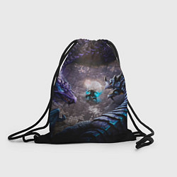 Рюкзак-мешок В окружении драконов, цвет: 3D-принт