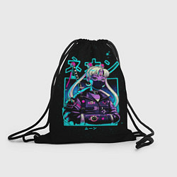 Рюкзак-мешок Сейлор Мун неон, цвет: 3D-принт