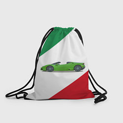 Рюкзак-мешок Lamborghini Италия, цвет: 3D-принт