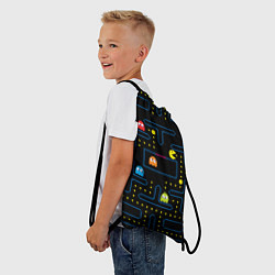 Рюкзак-мешок Пиксельный Пакман, цвет: 3D-принт — фото 2