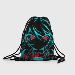 Рюкзак-мешок Мику Хацунэ Hatsune Miku, цвет: 3D-принт