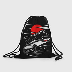 Рюкзак-мешок Toyota Supra: Red Moon, цвет: 3D-принт