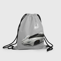 Рюкзак-мешок Lamborghini Concept sketch, цвет: 3D-принт