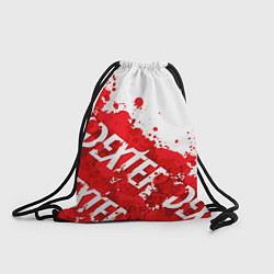 Рюкзак-мешок Декстер, пятна крови, цвет: 3D-принт