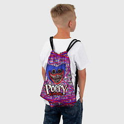 Рюкзак-мешок Huggy Wuggy: Poppy Pattern, цвет: 3D-принт — фото 2