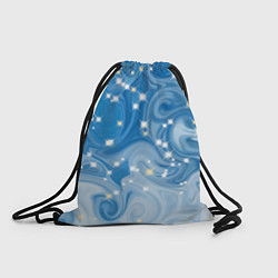 Рюкзак-мешок Голубая метелица, цвет: 3D-принт