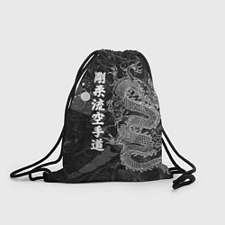 Рюкзак-мешок Токийский Дракон Иероглифы Dragon Japan, цвет: 3D-принт
