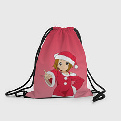 Рюкзак-мешок Милашка в костюме Санты, цвет: 3D-принт