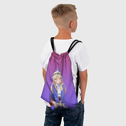 Рюкзак-мешок Девочка и коньки, цвет: 3D-принт — фото 2