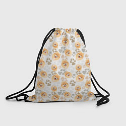Рюкзак-мешок Собака Чау-Чау, цвет: 3D-принт