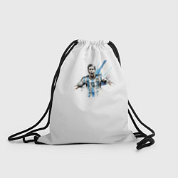 Рюкзак-мешок Messi Argentina Team, цвет: 3D-принт