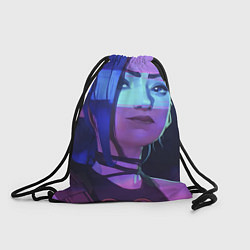 Рюкзак-мешок Jinx в неоне, цвет: 3D-принт