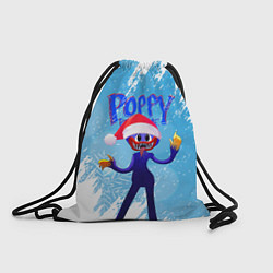 Рюкзак-мешок Новогодний Poppy Playtime, цвет: 3D-принт