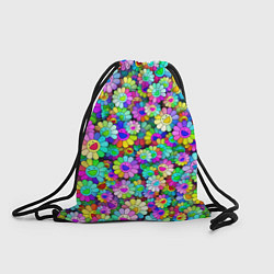 Мешок для обуви Rainbow flowers