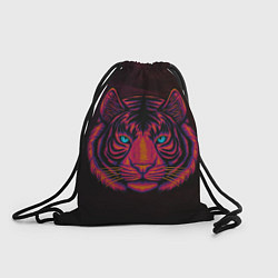 Рюкзак-мешок Тигр Tiger голова, цвет: 3D-принт