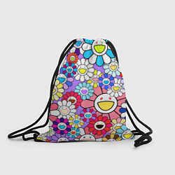 Рюкзак-мешок Цветы Takashi Murakami, цвет: 3D-принт