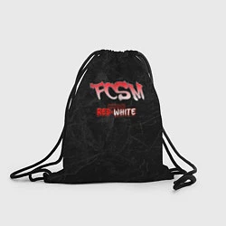 Рюкзак-мешок Born to be red-white, цвет: 3D-принт