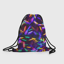 Рюкзак-мешок Новогодние Фонарики, цвет: 3D-принт