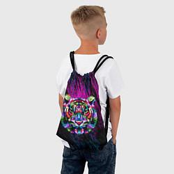 Рюкзак-мешок Тигр Красочный 2022, цвет: 3D-принт — фото 2