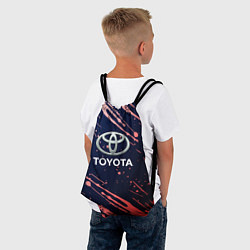 Рюкзак-мешок Toyota градиент, цвет: 3D-принт — фото 2