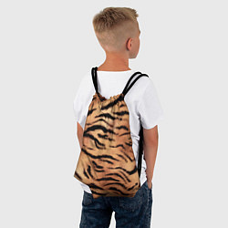 Рюкзак-мешок Шкура тигра текстура, цвет: 3D-принт — фото 2