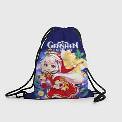 Рюкзак-мешок Paimon Genshin Impact, цвет: 3D-принт