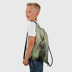 Рюкзак-мешок Цири Ведьмак 2, цвет: 3D-принт — фото 2