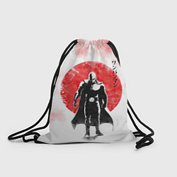 Рюкзак-мешок Сайтама красный дым One Punch-Man, цвет: 3D-принт