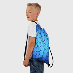Рюкзак-мешок Неоновые 3D ПЛИТЫ, цвет: 3D-принт — фото 2