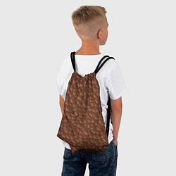 Рюкзак-мешок Шоколадная Текстура, цвет: 3D-принт — фото 2