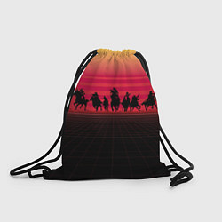Рюкзак-мешок Ковбои в закате, цвет: 3D-принт