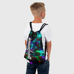 Рюкзак-мешок Ghostrunner Logo, цвет: 3D-принт — фото 2