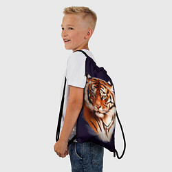 Рюкзак-мешок Грозный Тигр Символ 2022 Года Tiger Beast, цвет: 3D-принт — фото 2