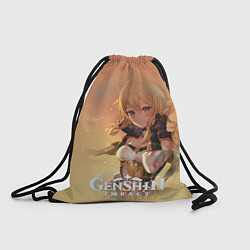 Рюкзак-мешок Genshin Impact и ее герои, цвет: 3D-принт