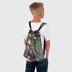 Рюкзак-мешок Старый год, цвет: 3D-принт — фото 2