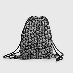 Рюкзак-мешок Funny skulls, цвет: 3D-принт