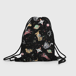 Рюкзак-мешок Космические коты, цвет: 3D-принт