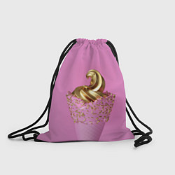 Рюкзак-мешок Золотое мороженное, цвет: 3D-принт