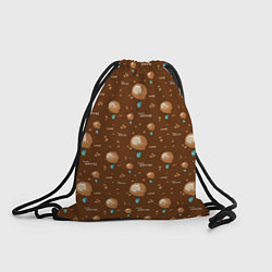 Рюкзак-мешок Воздушные шары для любителей кофе, цвет: 3D-принт