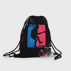 Рюкзак-мешок ACDC брызги красок, цвет: 3D-принт