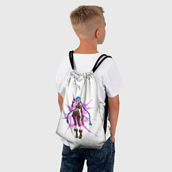 Рюкзак-мешок Аркейн Джинкс 1, цвет: 3D-принт — фото 2