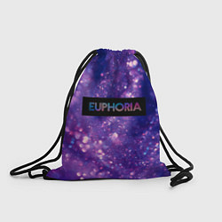 Рюкзак-мешок Сериал Euphoria - блестки, цвет: 3D-принт