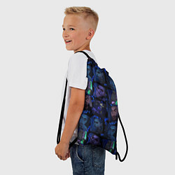 Рюкзак-мешок LEAGUE Of LEGENDS - JINX, цвет: 3D-принт — фото 2