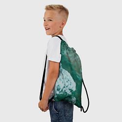 Рюкзак-мешок Морская пена, цвет: 3D-принт — фото 2