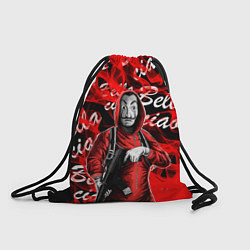 Рюкзак-мешок Бумажный дом огонь, цвет: 3D-принт
