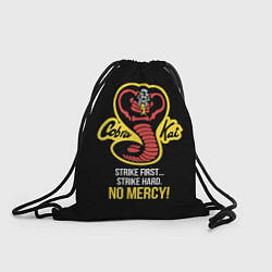 Рюкзак-мешок Cobra Kai - No mercy!, цвет: 3D-принт