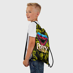 Рюкзак-мешок Poppy Playtime Молния, цвет: 3D-принт — фото 2