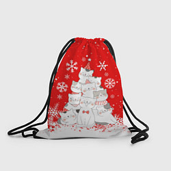 Рюкзак-мешок КОТОЁЛКА на новый год, цвет: 3D-принт