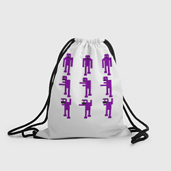 Рюкзак-мешок Five Nights At Freddys purple guy, цвет: 3D-принт
